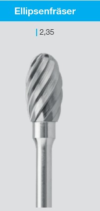 Ellipsenfräser ø 6.0 mm