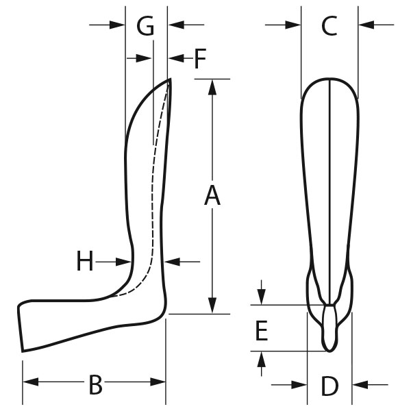 Anatomical Nasal Implantat 020