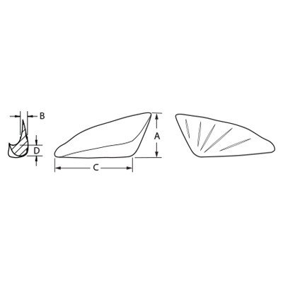 Vertical Mandibular Angle Implantat 7R, links