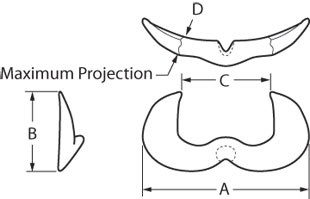 Peri-Pyriform Implantat, Large