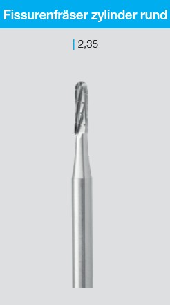 Fissurenfräser zylinder rund  ø1.6/6.0 mm