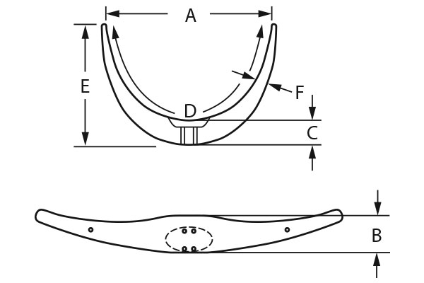 Mandibular Pre Jowl Kinn Implantat, Medium